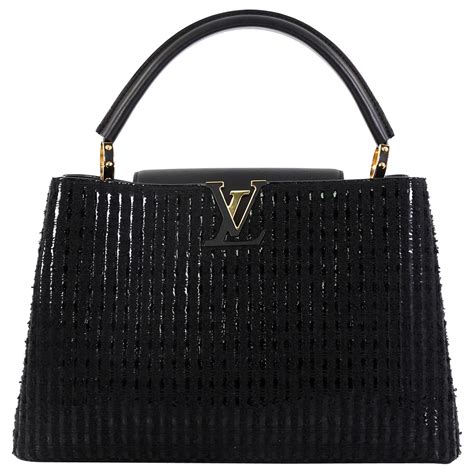 lv capucines tweed